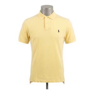 Polo Ralph Lauren Men's Yellow Cotton Classic Fit Short Sleeve Polo Shirt Sz M